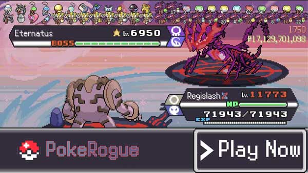 PokeRogue - A Pokemon Rogue-lite game